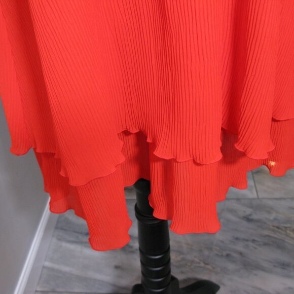 NEW Worthington Fiery Red Bohemian Style Tank Dress Size 4 - Picture 7 of 9